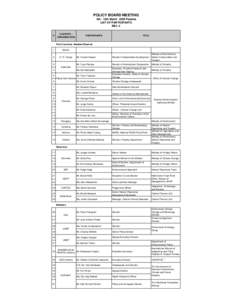 UN-REDD Policy Board Meeting List  Participants.xls