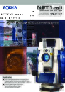 SURVEYING INSTRUMENTS  NET1-mII Automated 3D STATION  for 3D COORDINATE