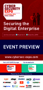 Securing the Digital Enterprise Join the conversation #CyberSec14