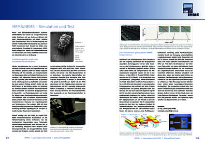 MEMS/NEMS – Simulation und Test Mikro- und  Nanoelektromechanische