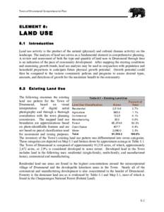 Town	
  of	
  Drummond	
  Comprehensive	
  Plan	
    ELEMENT 8: LAND USE 8.1
