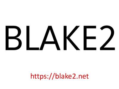 BLAKE2 https://blake2.net Another hash again?  Why not SHA-2, SHA-3?