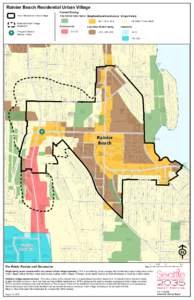 Seattle DPD - Draft Urban Village Map - Rainier Beach