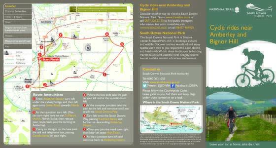 Amberley  Cycle rides near Amberley and Bignor Hill  1mile