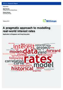 Milliman Research Report Prepared by: Nigel Knowles Principal and Consulting Actuary Clement Bonnet Consulting Actuary