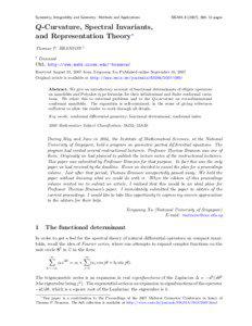 Symmetry, Integrability and Geometry: Methods and Applications  SIGMA[removed]), 090, 31 pages