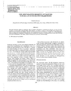 Journal of Ell viron mental Psychology,  © 1995 Academic Press Limited030169+ 14$  ~ ENVIRONMENTAL