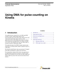 AN5083, Use DMA for pulse counting on Kinetis - Application Notes