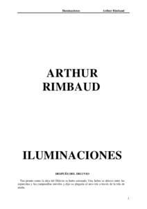 Microsoft Word - Rimbaud, Jean Arthur - Iluminaciones.doc