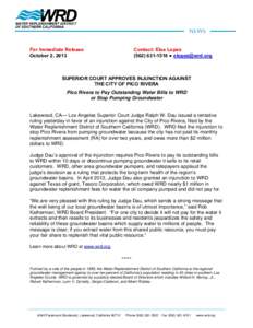 Microsoft WordPico Rivera Injunction Press Release FINAL
