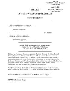 FILED United States Court of Appeals Tenth Circuit May 11, 2011
