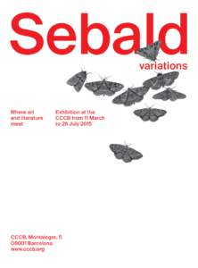 Sebald variations Where art and literature meet