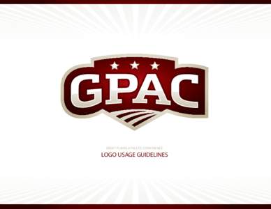 GREAT PLAINS ATHLETIC CONFERENCE  LOGO USAGE GUIDELINES TABLE OF CONTENTS 03 Identity - Logo/Colors