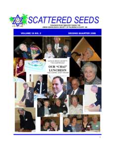 SCATTERED SEEDS PUBLISHED FOUR TIMES PER YEAR BY THE JEWISH GENEALOGICAL SOCIETY OF PALM BEACH COUNTY, INC. VOLUME 16 NO. 2