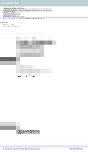 Cambridge University Press9 - Brain-Computer Interfacing: An Introduction Rajesh P.N. Rao Copyright Information More information