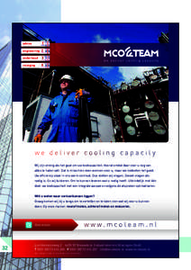 advies engineering onderhoud reiniging  we deliver cooling capacity