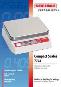 Mass / Weighing scale / Tare weight