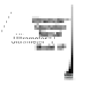 Ultrameter™ Operation Manual Model 4P  MYRON L