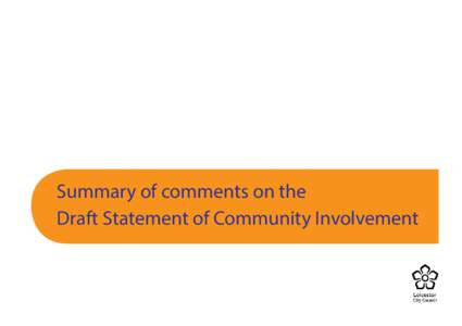 Draft SCI 2013 Summary of comments.indd