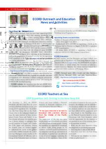 8  ECORD Newsletter # 20 - April