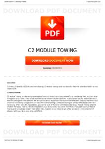 Driving / Towing / Trucks / Perl module