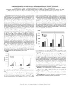 Differential Effect of Dose and Volume on Muscle Structure and Function After Botulinum Toxin Injection