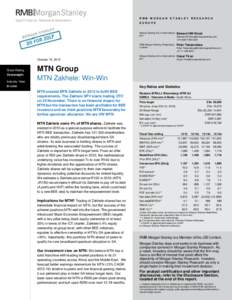 MTN Group (MTNJ.J): MTN Zakhele: Win-Win