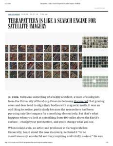 Terrapattern is Like a Search Engine for Satellite Imagery | WIRED SUBSCRIBE