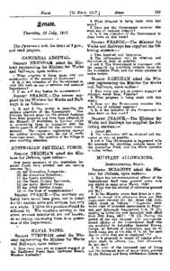 Naval  [19 JULY, Senate. Thursday, 19 July, 1917.