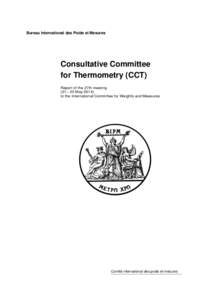 CCT: Report of the 27th meeting (2014)