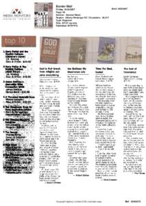 Border Mail Brief: HGRANT Friday[removed]Page: 49 Section: General News