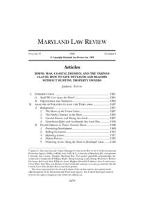 MARYLAND LAW REVIEW VOLUME[removed]NUMBER 4