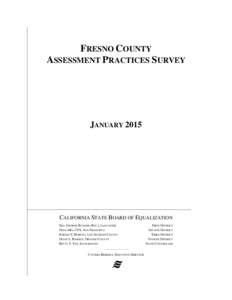 Fresno County Assessment Practices Survey