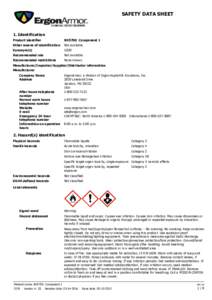 SAFETY DATA SHEET  1. Identification Product identifier  BH5700 Component 1