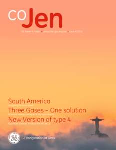 coJen  GE Power & Water • Jenbacher gas engines • issueSouth America Three Gases – One solution