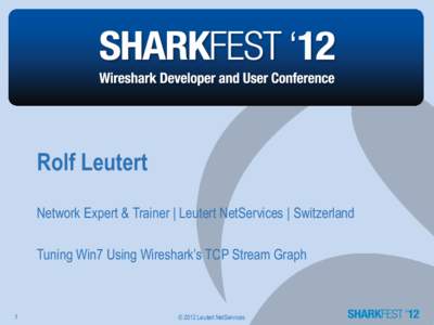 Rolf Leutert Network Expert & Trainer | Leutert NetServices | Switzerland Tuning Win7 Using Wireshark’s TCP Stream Graph 1