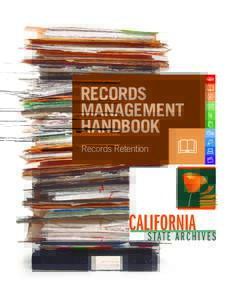 RECORDS MANAGEMENT HANDBOOK Records Retention  Records Retention Handbook – Introduction / RMC