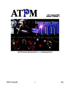 Cover  ATPM[removed]January 2001 Volume 7, Number 1