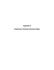 Microsoft Word - Appendix A Exploratory Analysis Results v3.doc