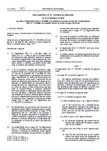 Regulamento (UE) n.oda Comissão, de 22 de Dezembro de 2010, que altera o Regulamento (CE) n.oque estabelece as normas de execução do Regulamento (CE) n.odo Conselho relativo ao Fundo Eu