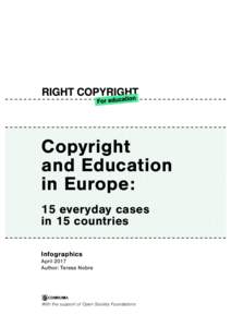 Copyright and Education in Europe: 15 everyday cases in 15 countries Infographics