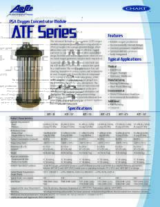 PSA Oxygen Concentrator Module  ATF Series Features