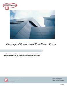 Microsoft Word - Commercial Real Estate Glossary.doc