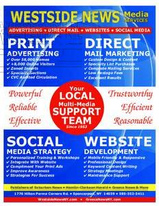 Marketing / Economy / Media manipulation / Communication design / Advertising mail / Spamming / Personalization / Advertising / Social media