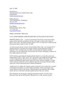 Microsoft Word - NASA ATV MAC Press Release[removed]doc