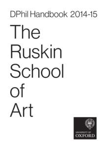 DPhil Handbook[removed]The Ruskin School of