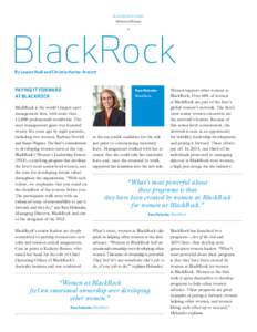 BLACKROCK’S STORY Millennial Women 1  BlackRock
