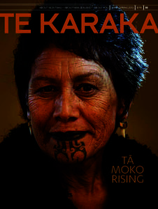 About Ngāi Tahu—About New Zealand—About You  kana/spring 2012 $