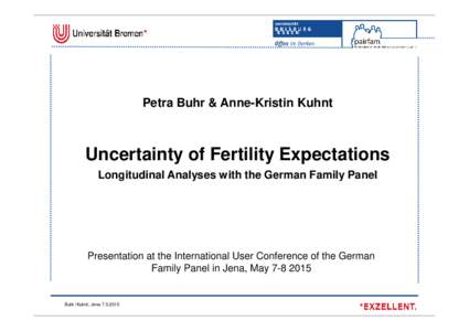 Academia / Epistemology / Demography / Cognition / Measurement / Uncertainty / Risk / Fertility / Kuhnt / Adoption / Statistics