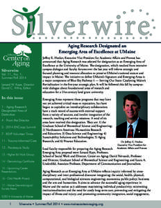 Silverwire Aging Research Designated an Emerging Area of Excellence at UMaine Silverwire